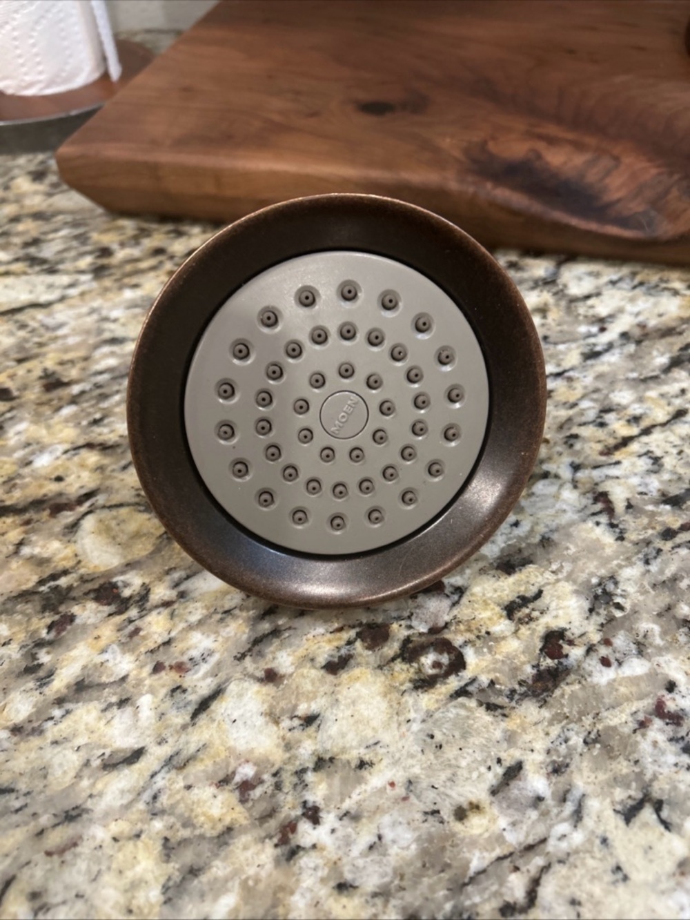 Moen 6302ORB Oil Rubbed Bronze Shower Head 2.5GPM 4-3/8" Across NWOB